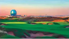  ?? ?? Yas Links, designed by Kyle Phillips, was recently ranked 48th in Golf Digest’s global Top 100 courses.