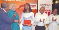  ?? ?? Miss Teen Botswana recognized by Choppies and UNAIDS leadership