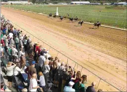  ?? JIM MCCUE/MARYLAND JOCKEY CLUB ?? Laurel Park hosted the majority of Maryland racing in 2017.