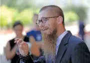  ?? AP PHOTO/ERIC GAY ?? In 2016, the Rev. Jeff Hood speaks in Dallas.