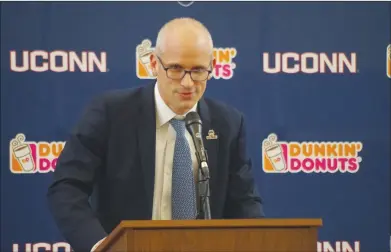  ?? File photo by Colby Cotter / SRI Newspapers ?? Former URI coach Dan Hurley is tasked with turning around a UConn program that went 30-35 in the last two seasons.