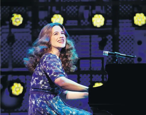  ?? — JOAN MARCUS ?? Sarah Bockel portrays songwriter Carole King in Beautiful — The Carole King Musical, Nov. 13-18 at the Queen Elizabeth Theatre.
