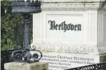  ?? FILES ?? Beethoven’s grave in Vienna is a must-see for the music tourist.