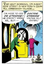  ?? ?? His first appearance in Strange Tales #110 didn’t even give him a proper face.