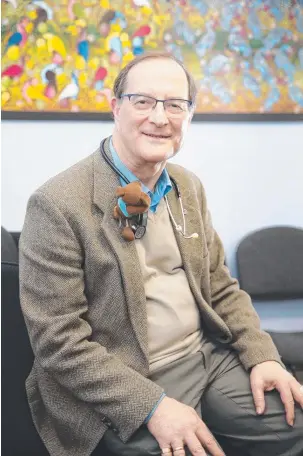  ?? Picture: PETER RISTEVSKI ?? TAKE THE LEAD: Geelong paediatric­ian Dr Bernard Jenner is urging people to nominate some of Geelong's great people for the 2019 Australian of the Year awards.