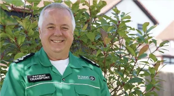  ??  ?? Mike Flanagan is fundraisin­g for St John Ambulance Cymru