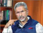  ?? PIC/PTI ?? External Affairs Minister S Jaishankar