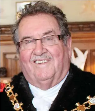  ?? ?? ●●Coun Peter Rush, the former mayor of Rochdale who died on February 21