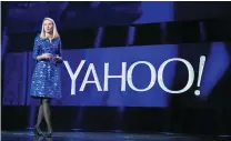  ?? Julie Jacobson / AP Photo ?? Both security breaches at Yahoo occurred during the reign of chief executive Marissa Mayer, above.