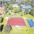  ?? FOTO: AH ?? Der Bereich „Außensport­anlagen Bildungsze­ntrum Parkschule" könnte ein möglicher Standort für die neue Outdoor-Fitnesskra­ftanlage in Kressbronn sein.