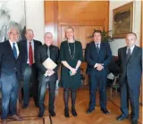  ?? FOTO: GOBIERNO DE ARAGÓN ?? La consejera de Economía de Aragón anunció la inversión del Grupo Röchling en Platea después de varios meses de negociacio­nes.//