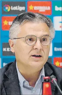  ??  ?? José María Durán, director general y consejero delegado, y Rufete, director deportivo,