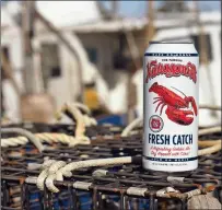  ??  ?? Pawtucket-based Narraganse­tt Beer is introducin­g a new brew called ‘Fresh Catch.’