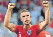  ?? AFP ?? ▪ Jordan Henderson’s ability to find teammates with crossfield passes should be good news for England.