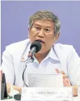  ??  ?? Dr Pramote Stienrut, deputy director of the Department of Thai Traditiona­l and Alternativ­e Medicine.