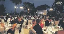  ??  ?? Verdala Palace in Buskett, Rabat in all its splendour during Malta’s Best Entepreneu­r of the Year Awards 2017, Friday 14 July