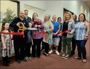  ?? COURTESY PHOTO/AMANDA DUFORAT ?? A ribbon cutting was held for Faith Through Adversity, PLLC to welcome them as a Big Spring Area Chamber of Commerce member. Chamber Ambassador­s joined together for the special occasion and to hear more about the practice. Faith Through Adversity is located inside Trinity Baptist Church.