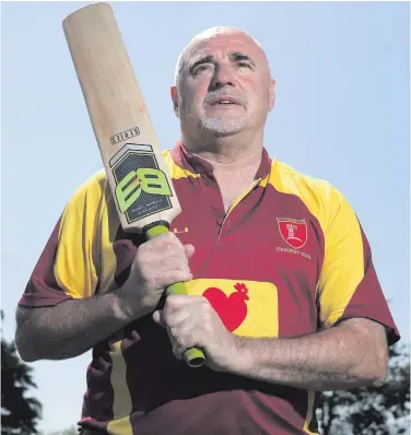  ??  ?? Pitching in: Jeff Maguire is delighted to see Dundrum go from strength to strength