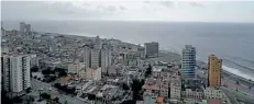  ?? THE ASSOCIATED PRESS FILES ?? A coastal view of Havana, Cuba is shown on May 24, 2015. Eight Canadians required followup medical care after diplomats and family members in Cuba suffered unexplaine­d ailments, a senior Global Affairs official says.