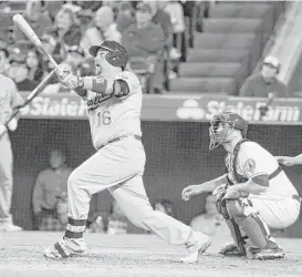  ?? Kevin Sullivan / Associated Press ?? Despite a roster than always seems to change — Billy Butler was the 10th openingday designated hitter in 11 seasons — the A’s continuall­y find ways to win.