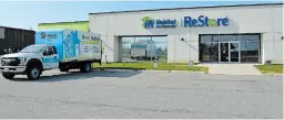  ?? HABITAT FOR HUMANITY NIAGARA ?? Habitat for Humanity Niagara’s Grimsby ReStore is set to reopen.