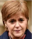  ??  ?? ‘Rewrite’: Miss Sturgeon