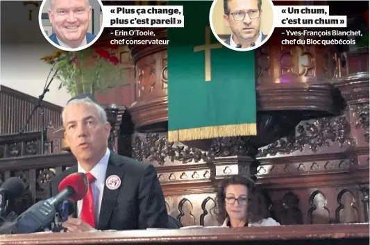  ?? PHOTOS D’ARCHIVES ?? L’ancien député libéral fédéral de Pierrefond­s—dollard Frank Baylis lors d’une allocution à l’église unie Saint-james de Montréal en septembre 2019. Sa firme Baylis Médicale a obtenu un contrat de 237 millions $ pour des ventilateu­rs sans appel d’offres.