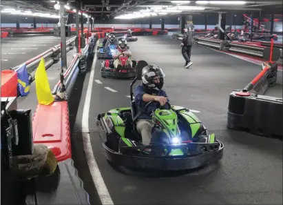  ?? File photo by Ernest A. Brown ?? The R1 Indoor Karting Center in Lincoln is being awarded the Blackstone Valley Excellence in Tourism Business Award by the Blackstone Valley Tourism Council.