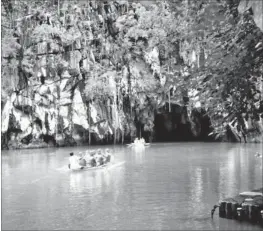  ??  ?? THE Puerto Princesa Undergroun­d River is the New7wonder­s of Nature.