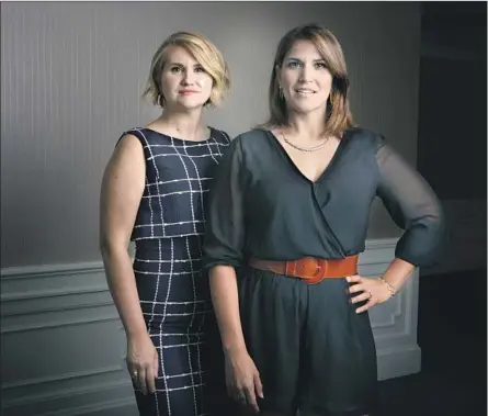  ?? Francine Orr Los Angeles Times ?? ACTRESS Jillian Bell, left, didn’t meet real-life counterpar­t Brittany O’Neill until “Brittany Runs a Marathon” had begun filming.