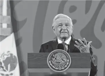  ?? FOTO: REFORMA ?? > Andrés Manuel López Obrador, presidente de México.