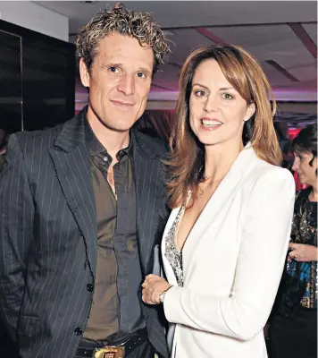  ??  ?? James Cracknell and Beverley Turner, who married in 2002, announced yesterday that they separated last year