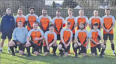  ?? ?? Faversham Strike Force men’s Reserves played out a nine-goal thriller