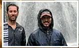  ?? COLIN ENNOR ?? Sergio Lopex and Daniel Moises were caught in a flash flood that claimed the lives of two people who tried to cross a swollen stream.