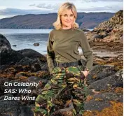  ??  ?? On Celebrity SAS: Who Dares Wins