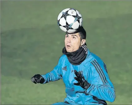  ?? FOTO: GETTY ?? Cristiano Ronaldo feu defendido por Zidane que advirtió que los goles del jugador portugués van a llegar pronto