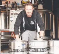  ??  ?? Black Hops Brewing co-founder Michael McGovern.