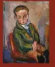  ??  ?? William Sommer (18671949), Seated Boy, ca. 1930. Oil on canvas, 26 x 20 in. Available at WOLFS Gallery.