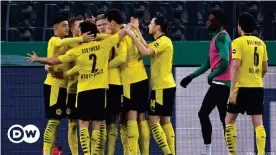  ??  ?? Dortmund's winner was scored by Jadon Sancho, who has scored in his last three games.