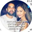  ??  ?? Rant and rave: The star leans on her fiancé when she needs to vent