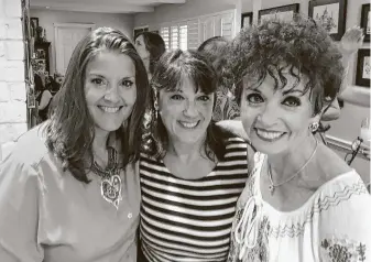  ?? Courtesy photo ?? Sisters, from left, Mona Butler, Jina David and Lisa Schwartz are in mourning, waiting for when they can gather for a service for their father. Butler also tested positive, and her husband fell ill.