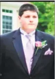  ?? Contribute­d photo ?? Brandon Giordano, 15, of Oxford, was killed in an accident in March 2012.