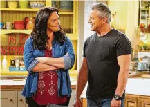  ?? CBS ?? Matt LeBlanc stars with Liza Snyder in the new comedy “Man With a Plan,” part of CBS’ Monday comedy lineup that includes “Kevin Can Wait.” (See Page D3.)