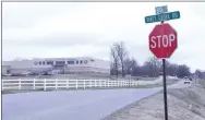  ?? LYNN KUTTER ENTERPRISE-LEADER ?? The city of Prairie Grove has been approached about renaming Bush Street after Prairie Grove Athletic Director Mike Green, who passed away in 2014. Bush Street runs alongside the high school and its new Tiger Arena.