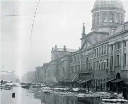  ?? Source : Archives de Montréal ?? Floods of 1886