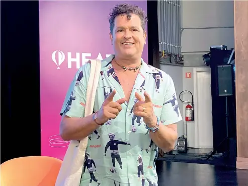  ?? ALFONSO QUIÑONES ?? Carlos Vives posa para elCaribe en Premios Heats 2022.