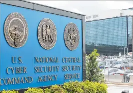  ?? Patrick Semansky The Associated Press ?? The sign outside the U.S. Cyber Command campus in Fort Meade, Md., is seen. Dozens of email accounts at the Treasury Department were compromise­d in a massive breach of U.S. government agencies being blamed on Russia, a senator said Monday.