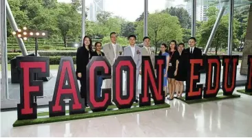  ??  ?? Facon Education Fair is setting up a platform of the most complete educationa­l choices.