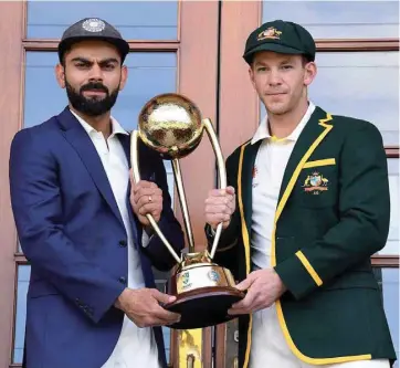  ??  ?? Tim Paine’s Australia will play Virat Kohli-led India in their first day-night Test from December 11 at Adelaide Oval.