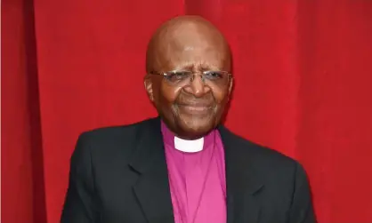  ?? Photograph: Alain Benainous/Rex/ Shuttersto­ck ?? Desmond Tutu’s body will be displayed in St George’s Cathedral, his former Cape Town parish.